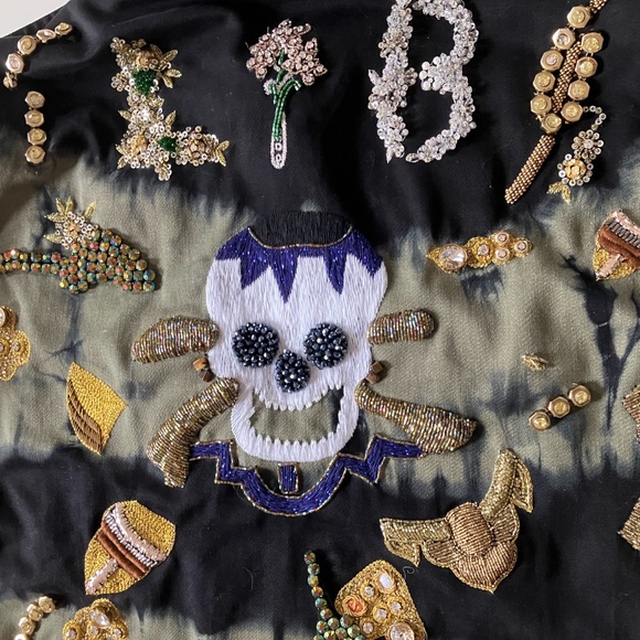 INCREDIBLE! Libertine Embellished Dyed Field Jacket 2017 Collection Unisex - Picture 7 of 11